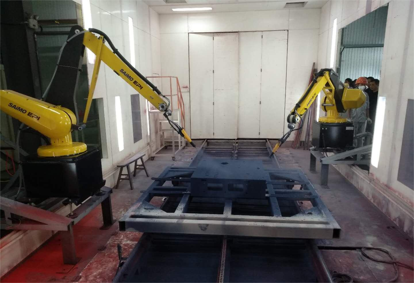 输送线喷涂，喷涂机器人